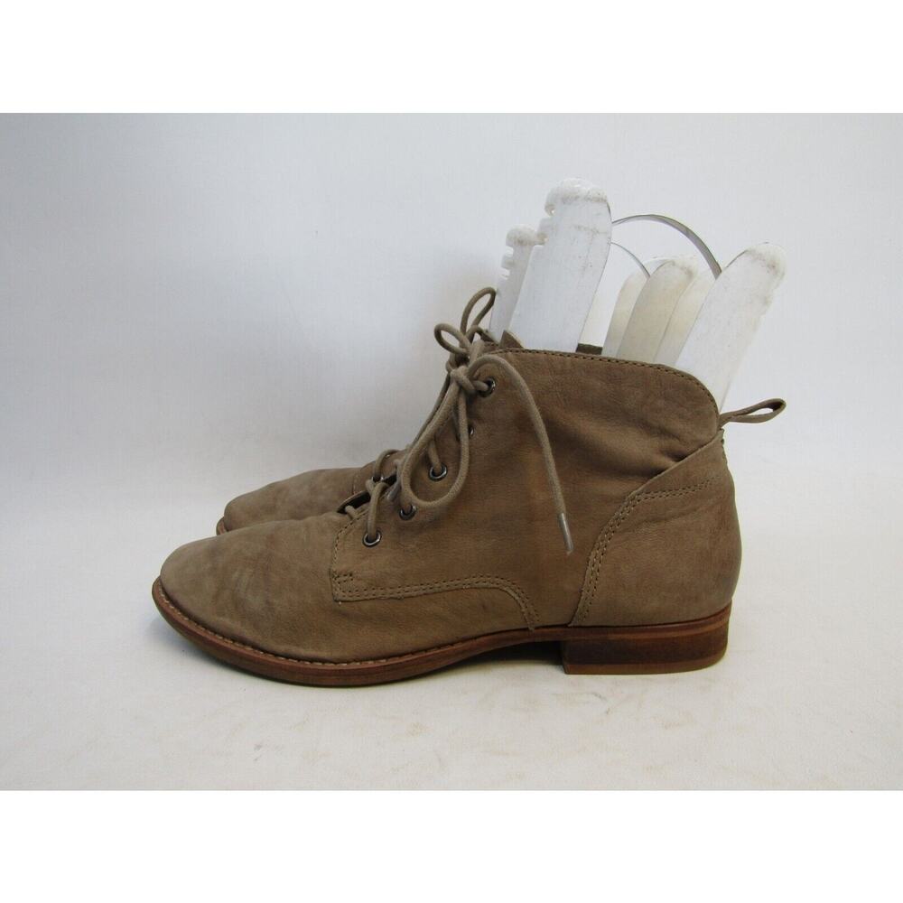 Sam Edelman Womens Size 9.5 M Brown Leather Laces Ankle Fashion Boots Bootie